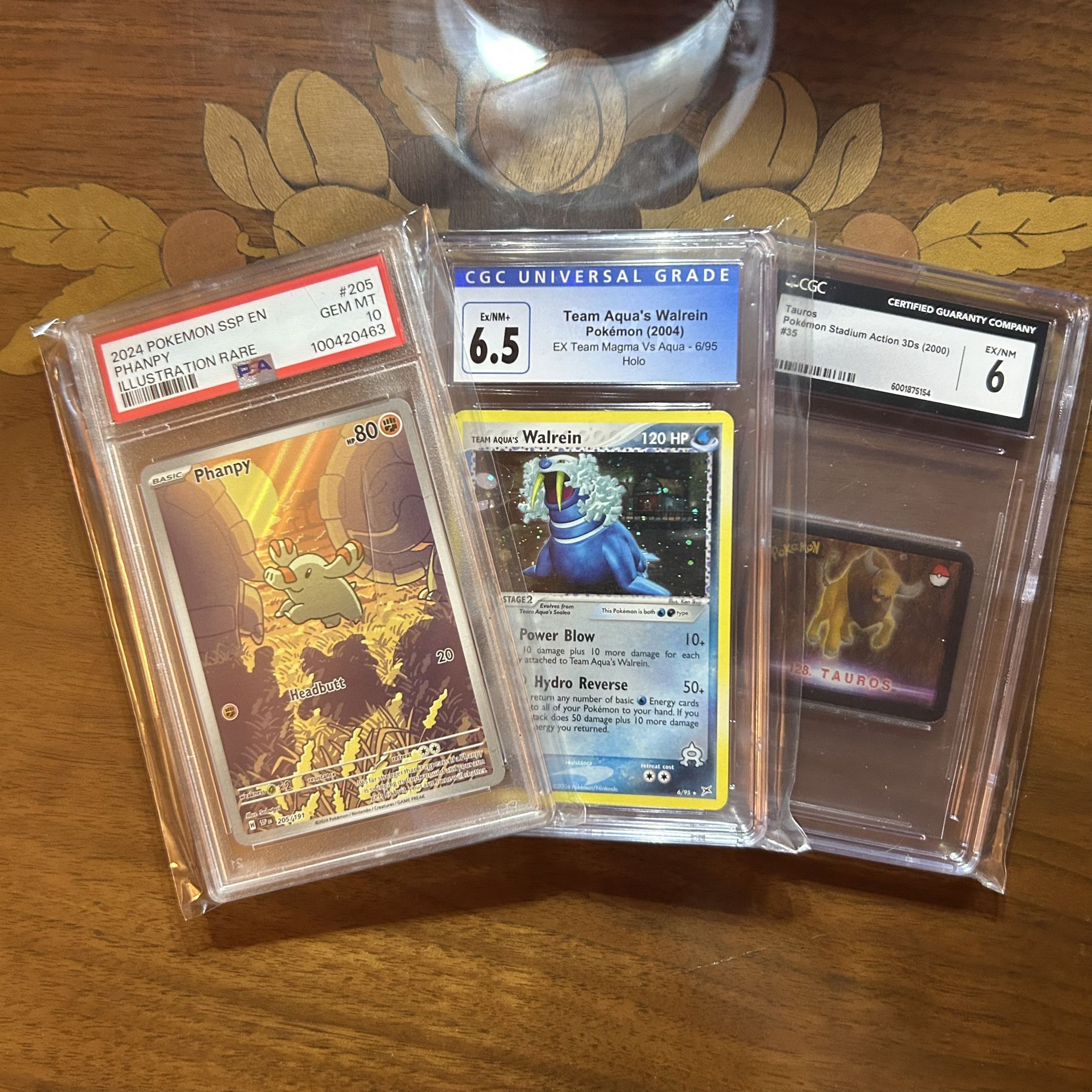 Vintage Pokémon Nintendo PSA / CGC graded card slabs