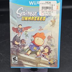 Scribblenauts Unmasked: DC Comics Nintendo Wii U Adventure Video Game