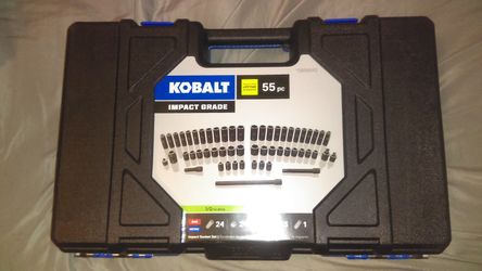 Kobalt 55 PC impact grade socket set for Sale in Oregon City OR