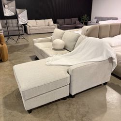 Compact Cloud Sectional Couch — Apartment Friendly| SALE   ($895)