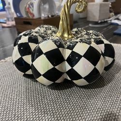 Mackenzie Childs Halloween Pumpkin