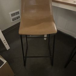 30 inch Bar Stools (brown leather) [REDMOND]