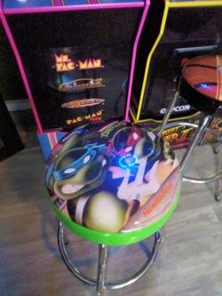 Ninja turtles arcade stool