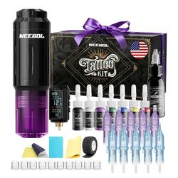 Wireless Tattoo Gun Kit – Complete Set for Beginners (New)