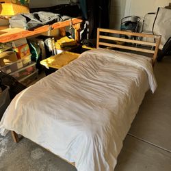 Twin Memory Foam Mattress, Bed Frames, Sheets, Comforters