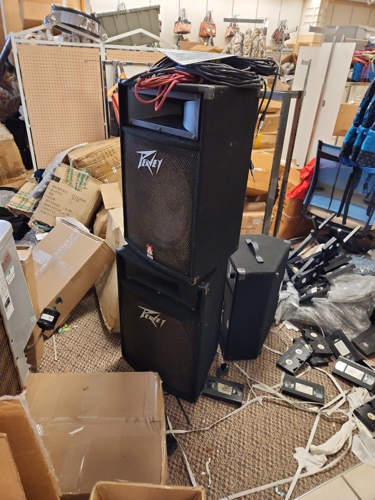 Pair Of PEAVEY TLS 5 SPEAKERS