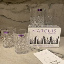 MARQUIS BY WATERFORD BRADY DOUBLE OLD FASHIONED, SET OF 4