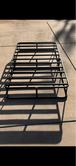Twin metal boxspring with cover