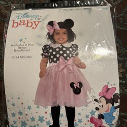 Minnie Mouse Dress And Headband
