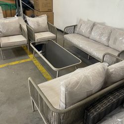 Modern Outdoor Patio Furniture Rope Set *New*