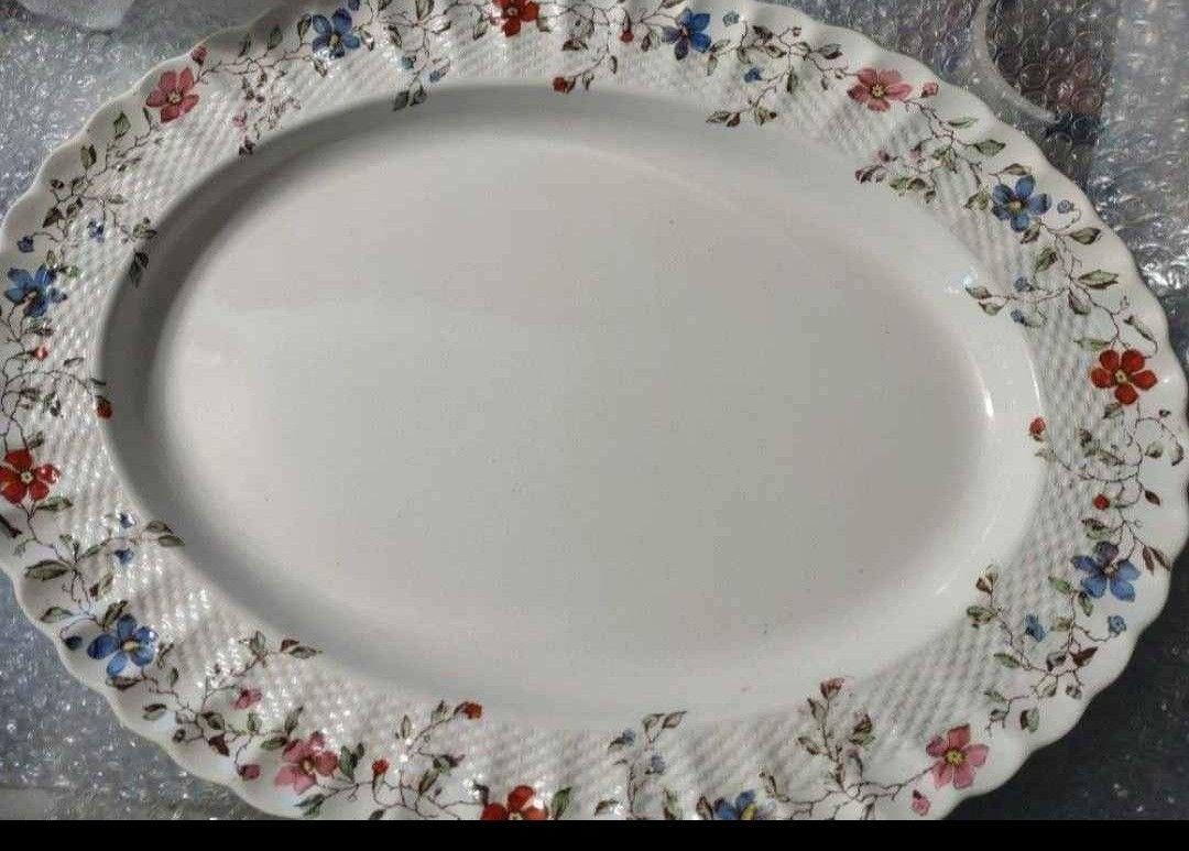 Vintage Rare Collectible Copeland Plate And Platter Made From England