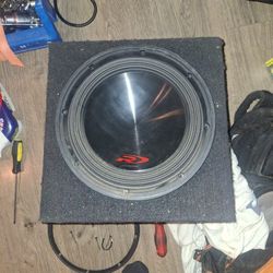 10" Alpine Type R 40hm Dvc Sub With Box And Amp 