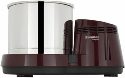 Premier Compact Table Top Wet Grinder with Atta Kneader and Coconut Scrapper -110volts 2 Ltrs