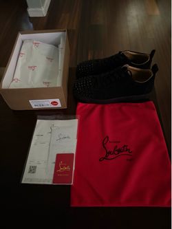 Red bottoms shoes size 9 in mens