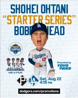 Dodgers TIckets 8/22 🎟 Ohtani Bobblehead ! SUPER DEALS