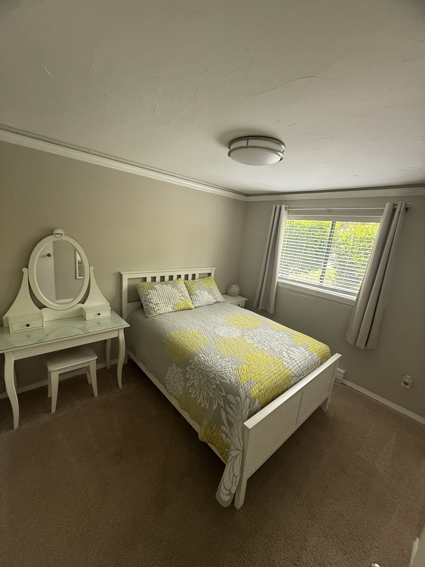 Full Ikea Hemnes Bed Set