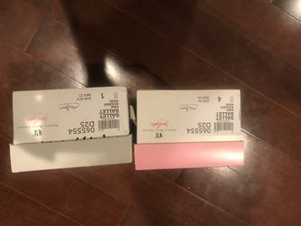 American Ballet Theatre pink rose ballet shoes in size 4 and size 1