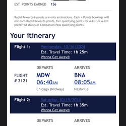 Two Tickets To Nashville, Tennessee 
