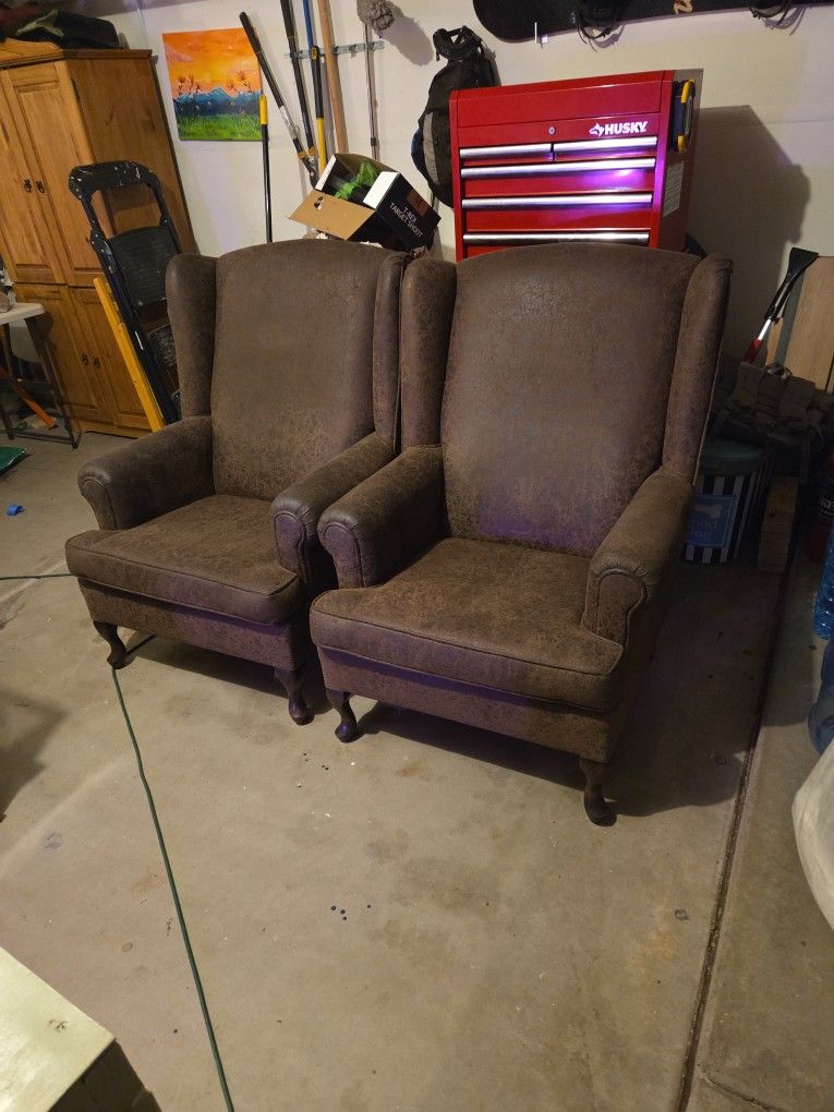 2 Wingback Chairs