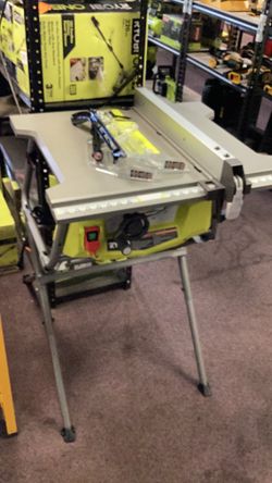RYOBI Corded 10” Table Saw $160