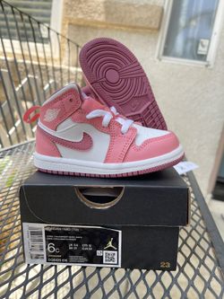 firm jordan 1 pink td size 6/7/8/9c firm
