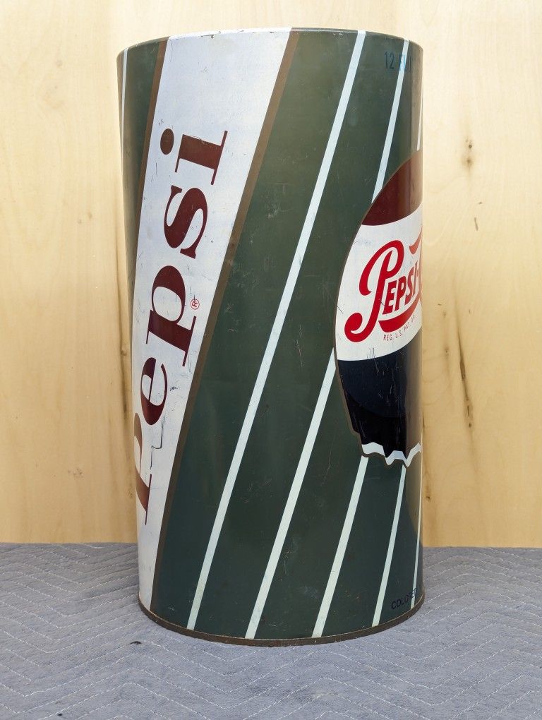 1960's Pepsi - Cola Metal Trash Can Original for Sale in Redmond