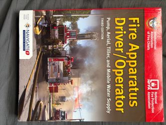 Fire Apparatus Driver/Operator Textbook Third Edition