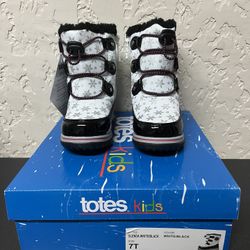 NEW Toddler Girls Totes Galactica Waterproof Snow Boots (Size 7T)