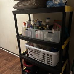 black storage shelf from home depot 