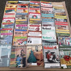 Lot of 40 WORKBENCH Magazines 1(contact info removed) Plans Projects Home Improvement