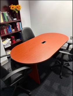 Wood Conference Table