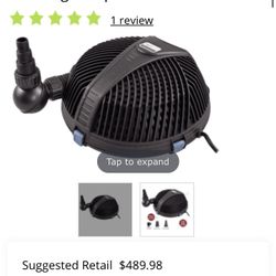 Top Of The Line Pond Pump