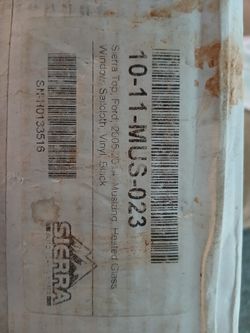 Ford Mustang Black Vinyl Rear Heated Window 2005-2014 Unopened