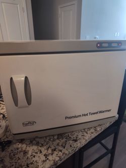 White UV Towel Warmer