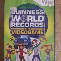 Wii Game Guiness World Records