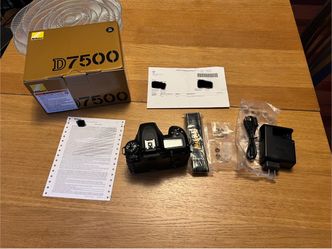 Nikon D7500 DSLR Camera – Brand New in Box – $700, with Warranty