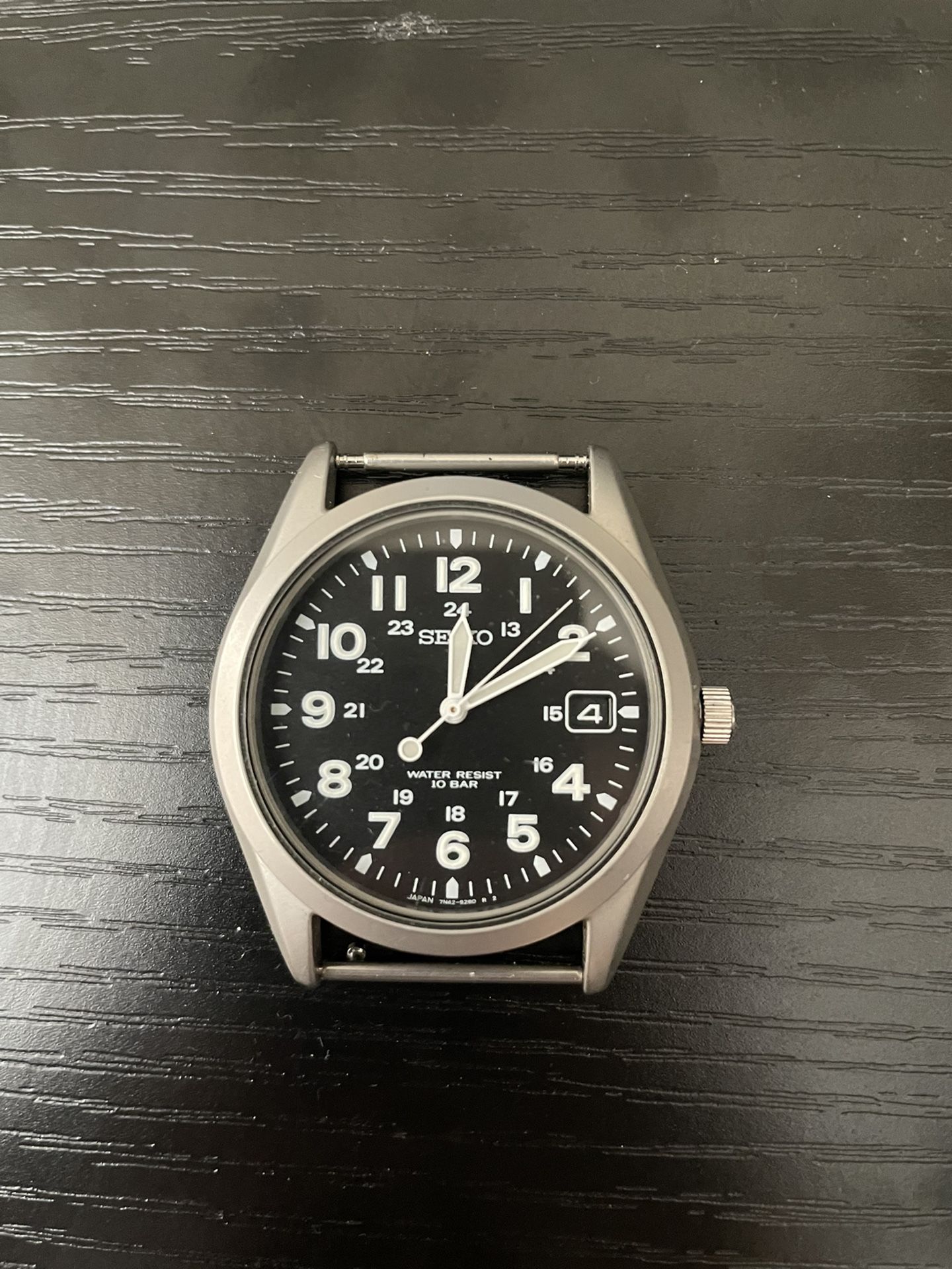 Khaki Seiko Military Field Quartz Men's Watch 7N42-8260 | eBay