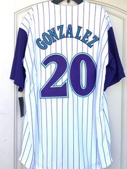 SMALL?  - DBACKS #20 LUIS GONZALEZ JERSEY