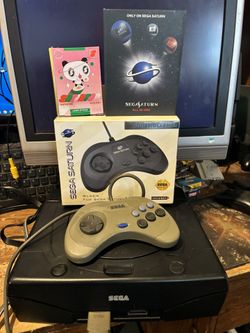 Sega Saturn Mega Bundle With Satiator