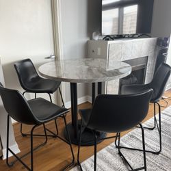 Dining High Top + Chairs
