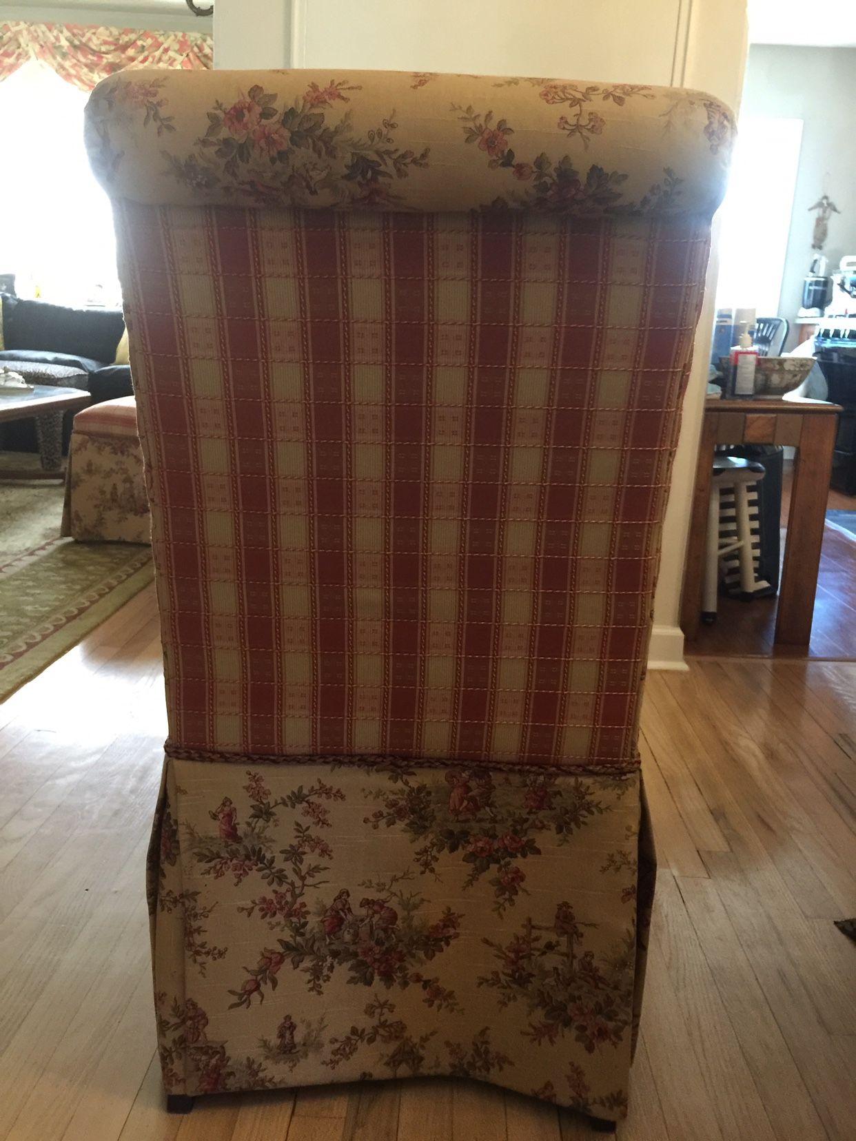 Custom made parsons chairs
