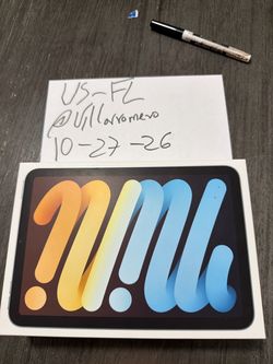New Sealed iPad mini A17 pro 128GB Cellular factory  unlocked