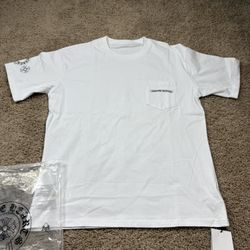 Chrome Hearts Shirt. Size: Large Men. Color: White 