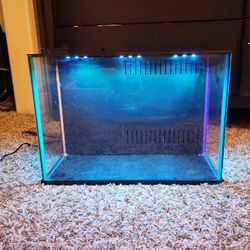 5 Gallon Top Fin Custom Colorflow Aquarium with 7- color changing LEDs - 5 Gallon