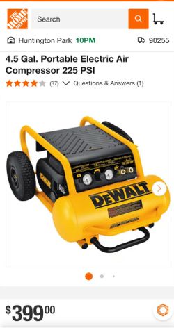 Dewalt air compressor 225psi