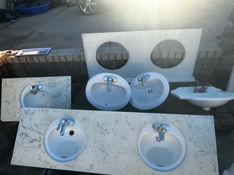 Garnet sinks and toilets