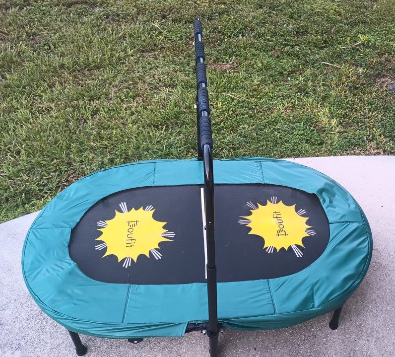 Doufit Double Kids Indoor Trampoline Slightly Used