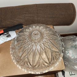 Glass/crystal Light Globe 7" Diameter 