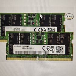 Samsung DDR 5 - 32gb  SO-DIMM Memory 5600mhz