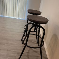 2 Barstools Kitchen Items 